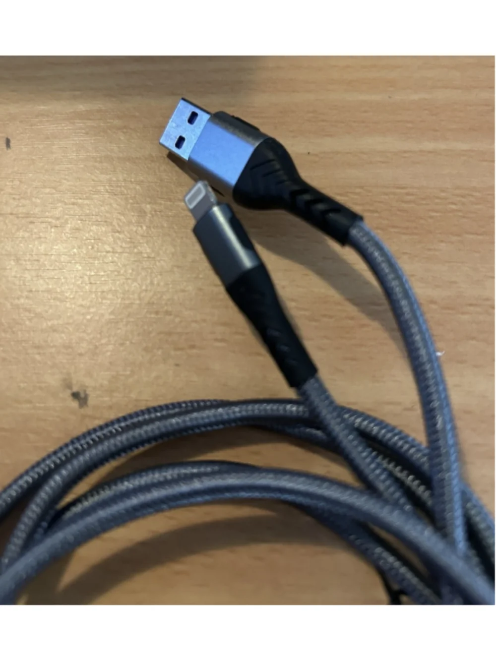 Apple Charger Cable for Apple products Grey Connects to Computer 6FT